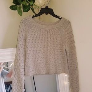 Crop Top Knit Sweater